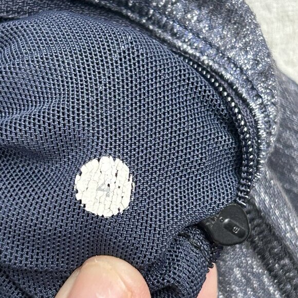 Lululemon Forme Jacket Womens 4 Reversible Slub Denim Inkwell Athleisure Workout - Picture 9 of 15